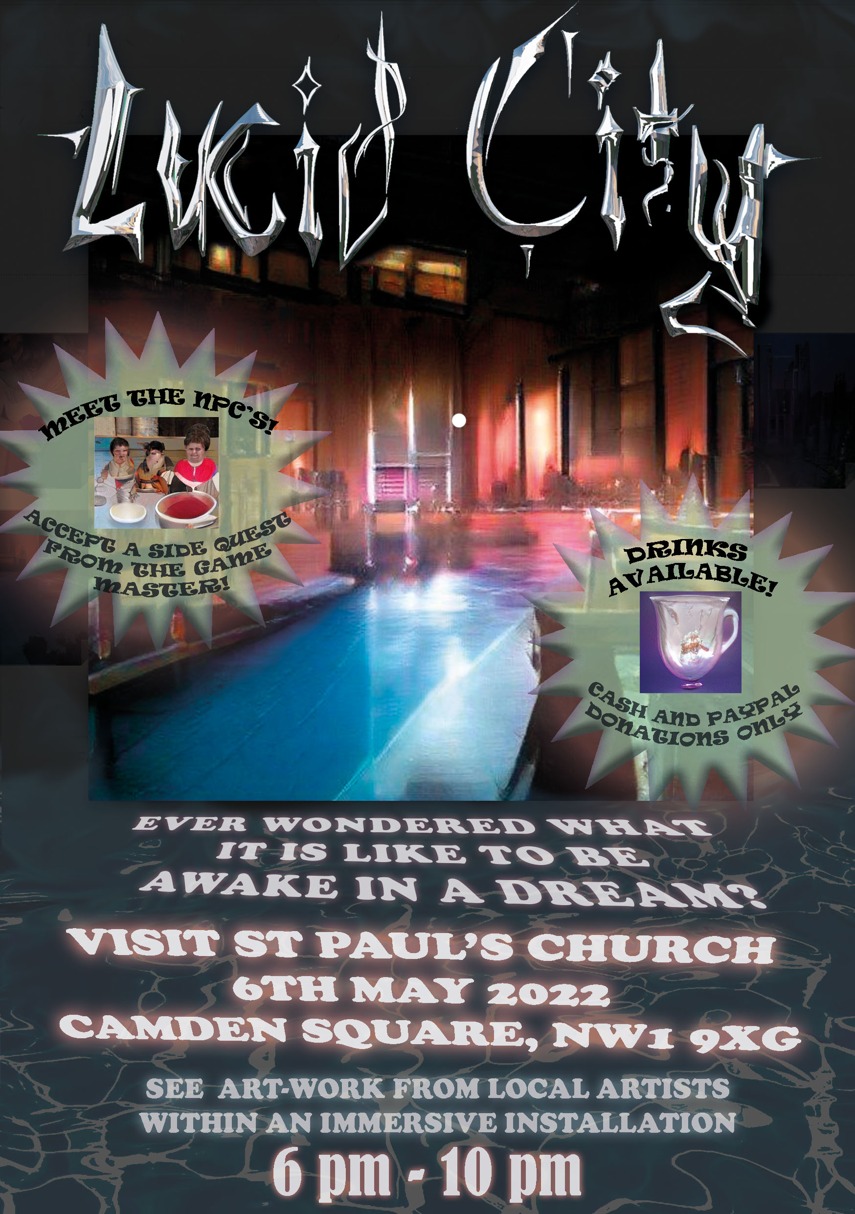 Lucid City exhibition flyer